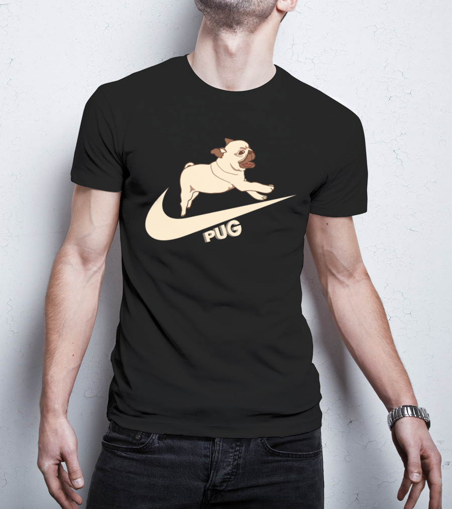 Pug Nike Logo Style T-Shirt