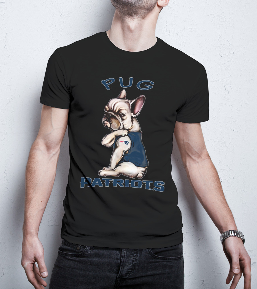 Pug Patriots Nflnep T-Shirt