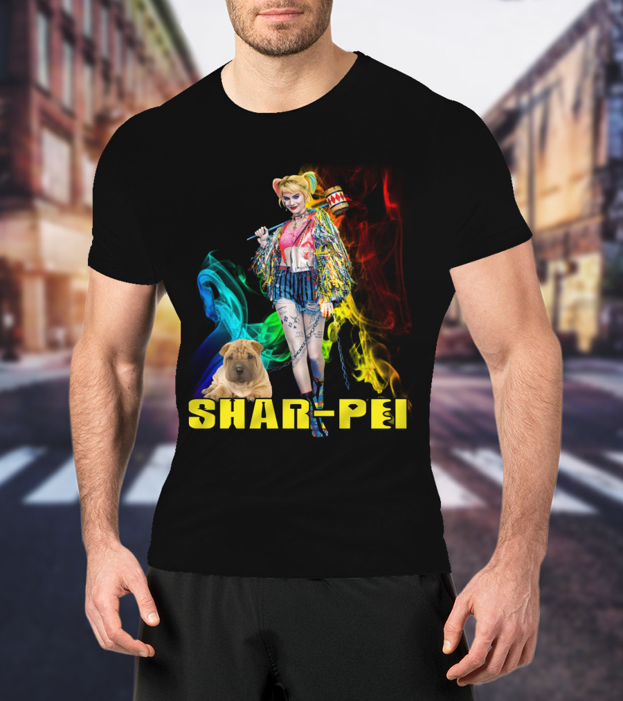 Shar-Pei Harley Quinn Dh T-Shirt