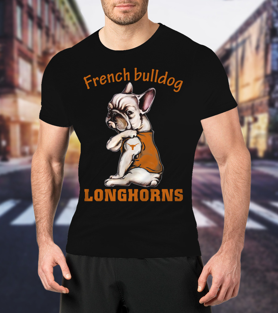 French Bulldog Longhorns T-Shirt