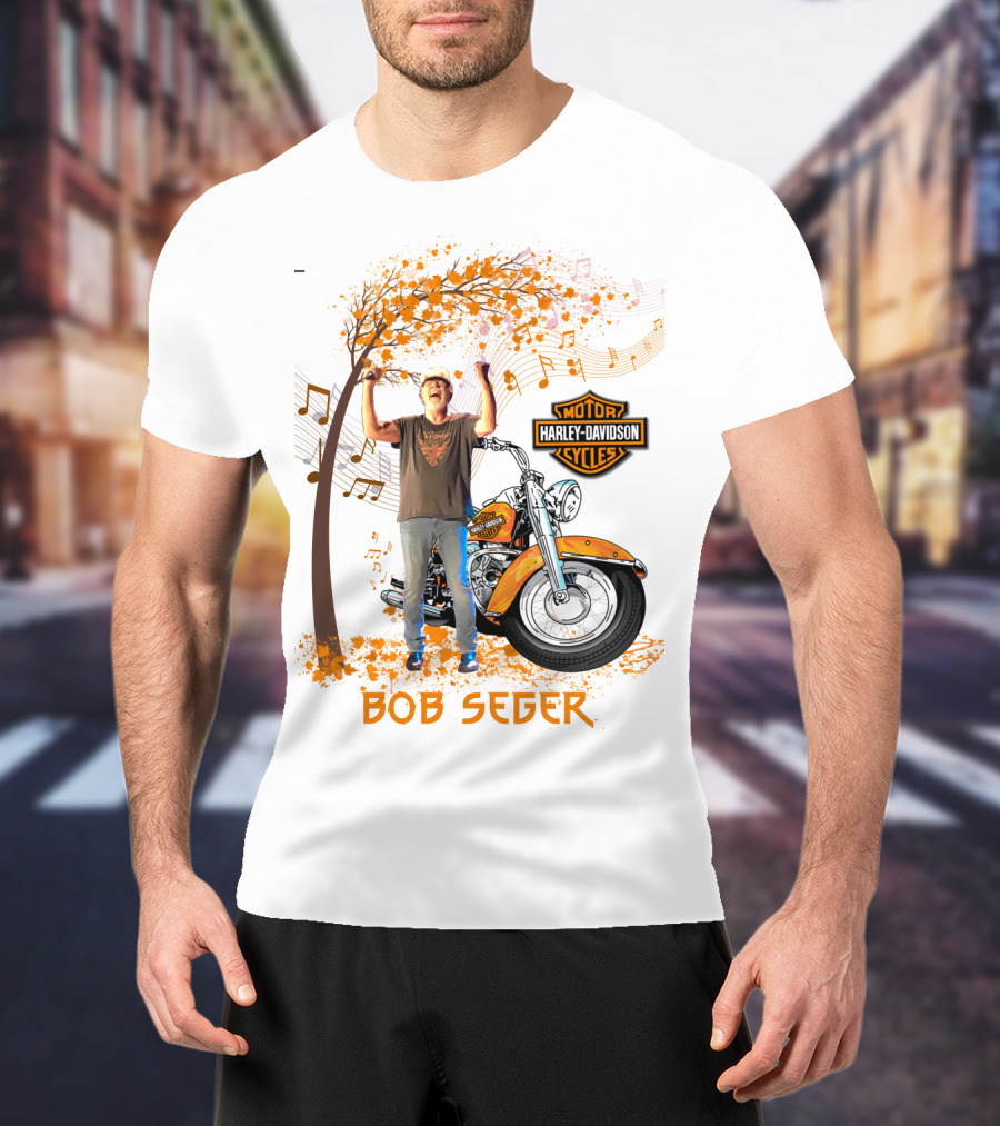 Bob Seger Harley Davidson Motorcycles Music Celebration T-Shirt