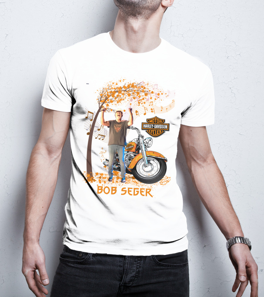 Bob Seger Harley Davidson Motorcycles Music Celebration T-Shirt