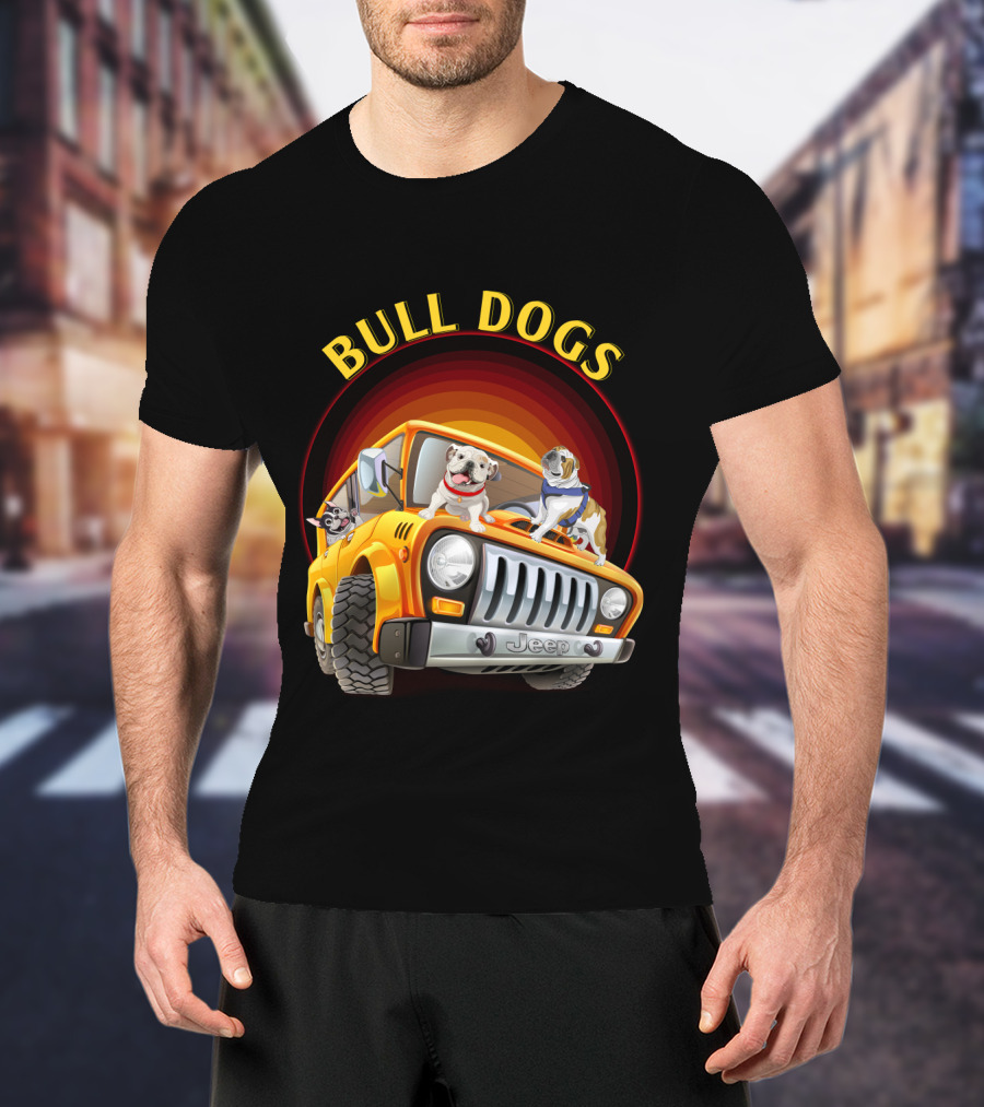 Bull Dogs Jeep Adventure Car 51 Dh T-Shirt