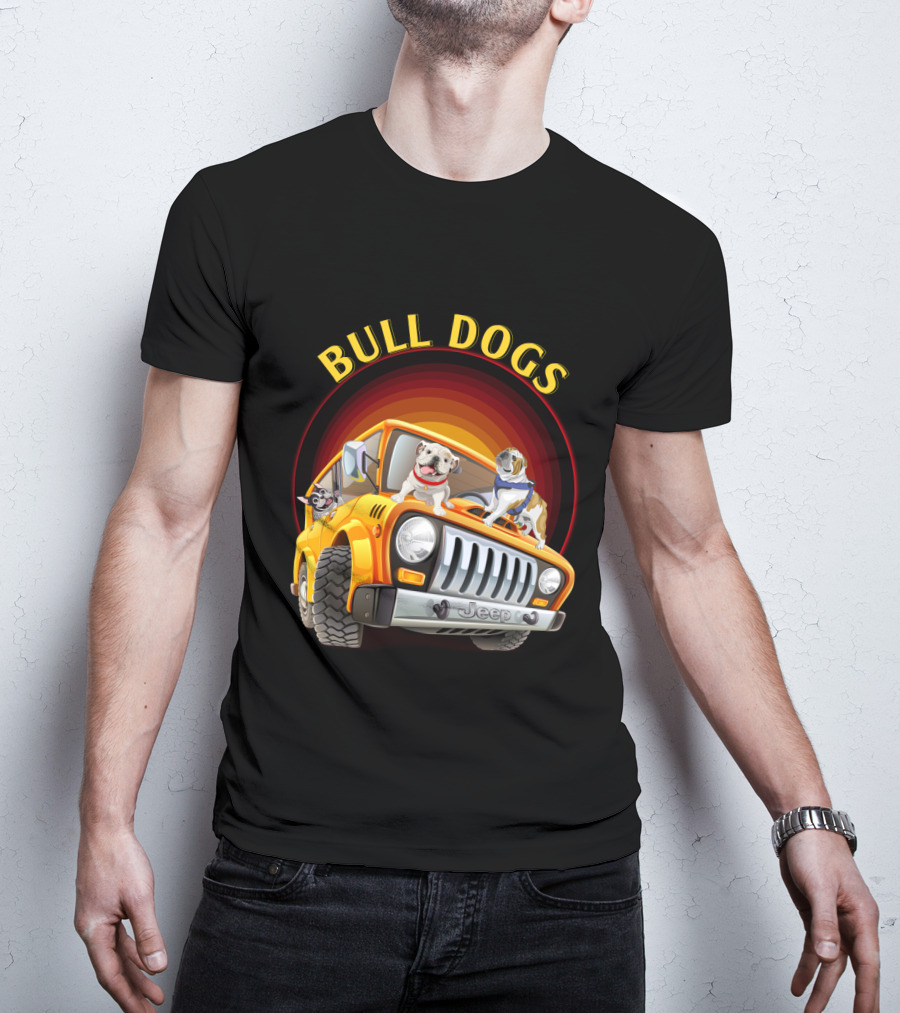Bull Dogs Jeep Adventure Car 51 Dh T-Shirt