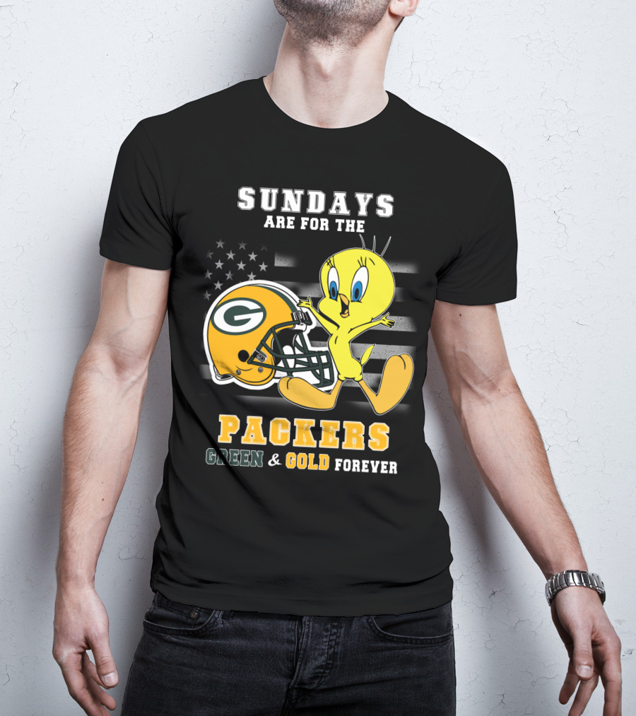 Sundays Are For The Packers Green & Gold Forever T-Shirt