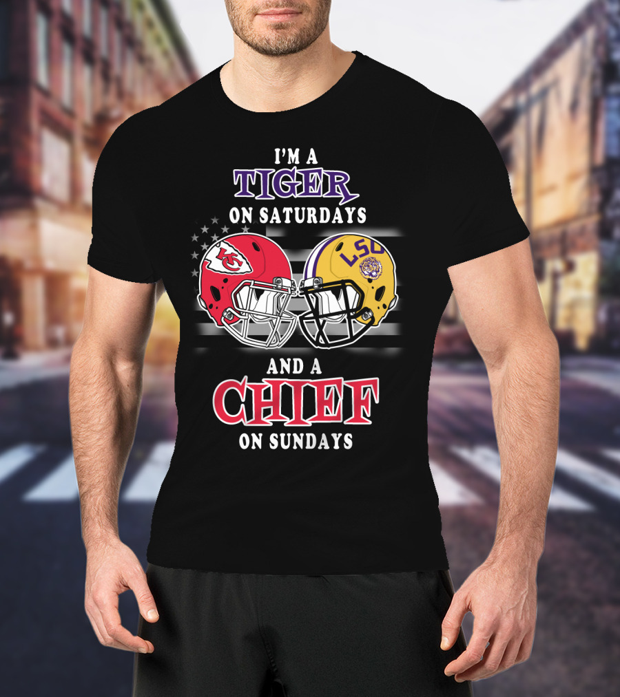 I'm A Tiger On Saturdays And A Chief On Sundays T-Shirt