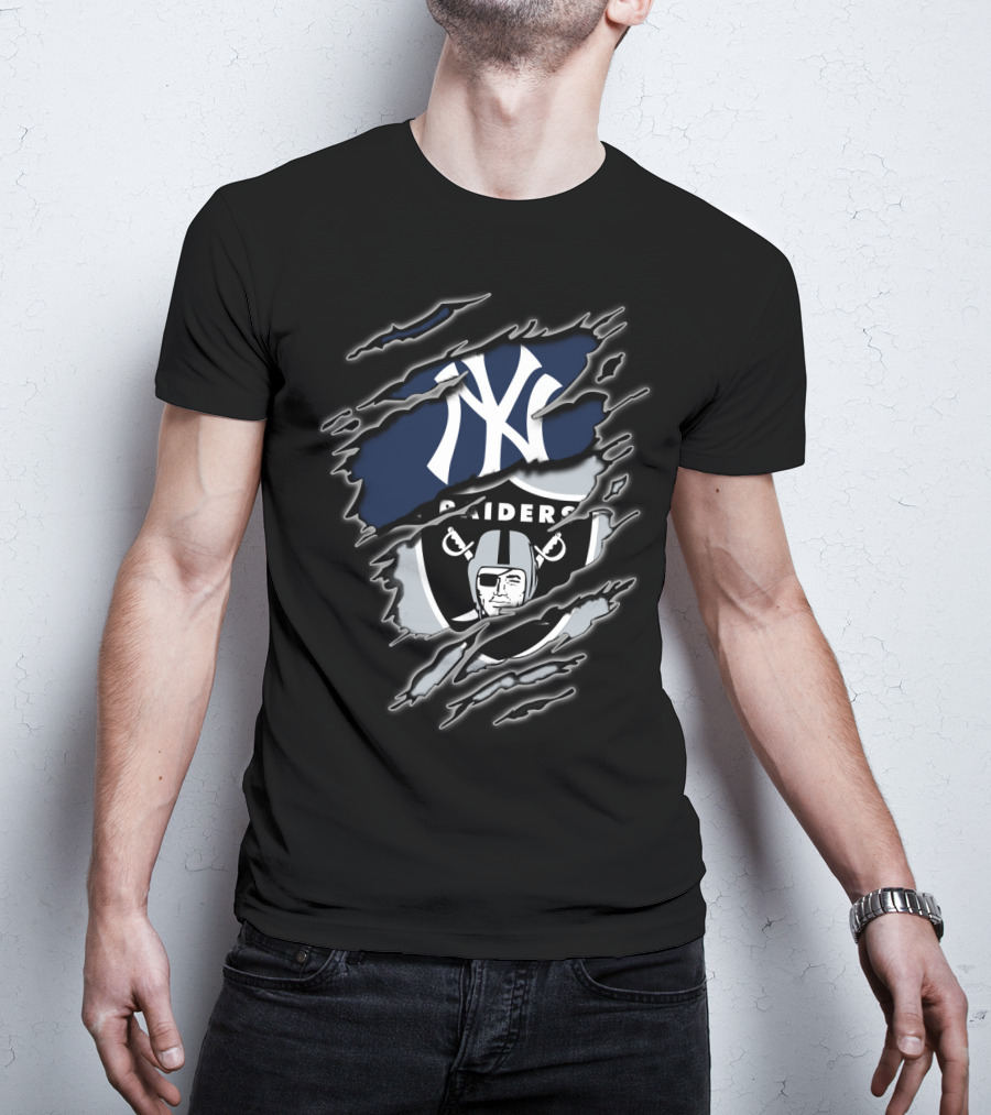 Yankees Raiders Fan Combo T-Shirt