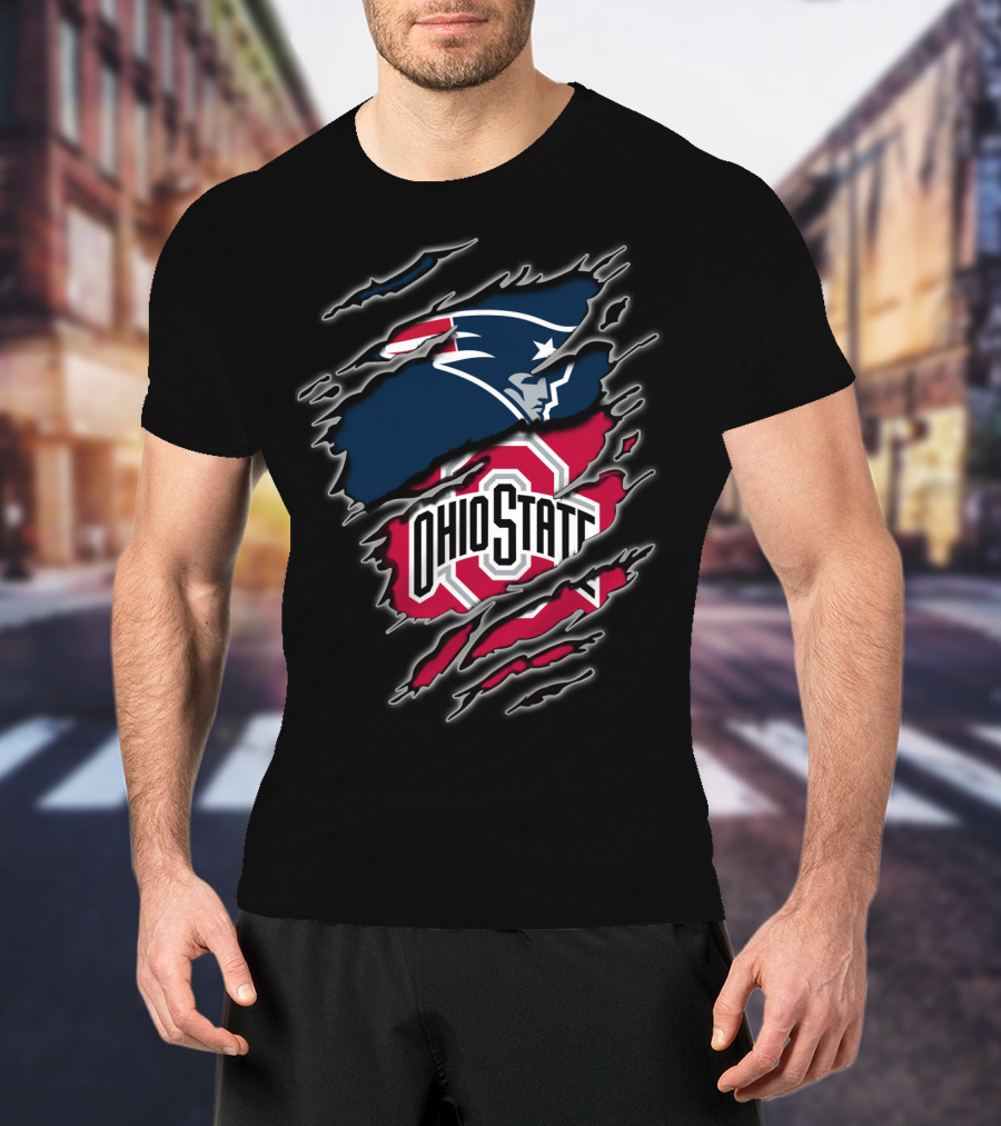 New England Patriots Ohio State Buckeyes For Fans T-Shirt