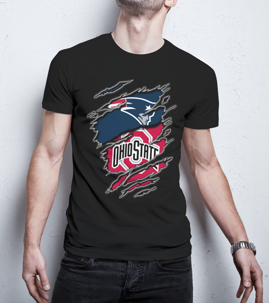 New England Patriots Ohio State Buckeyes For Fans T-Shirt