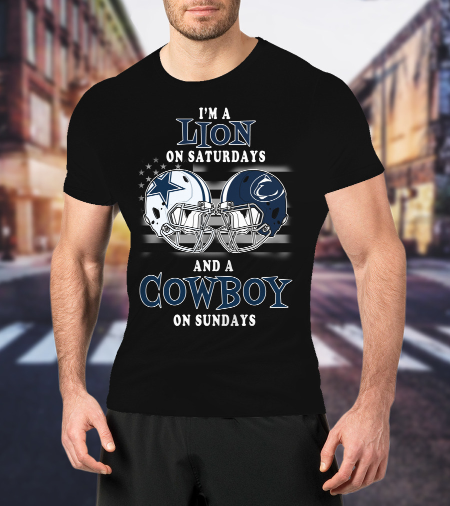 I'm A Lion On Saturdays And A Cowboy On Sundays T-Shirt