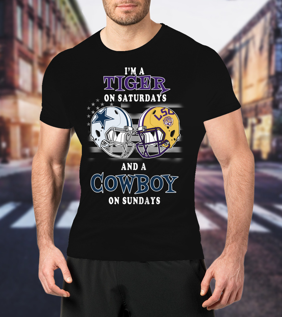 I'm A Tiger On Saturdays And A Cowboy On Sundays T-Shirt