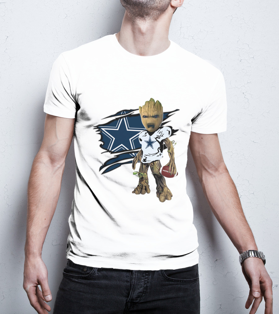 I AM Cowboys Fan's Football Character Star Team T-Shirt