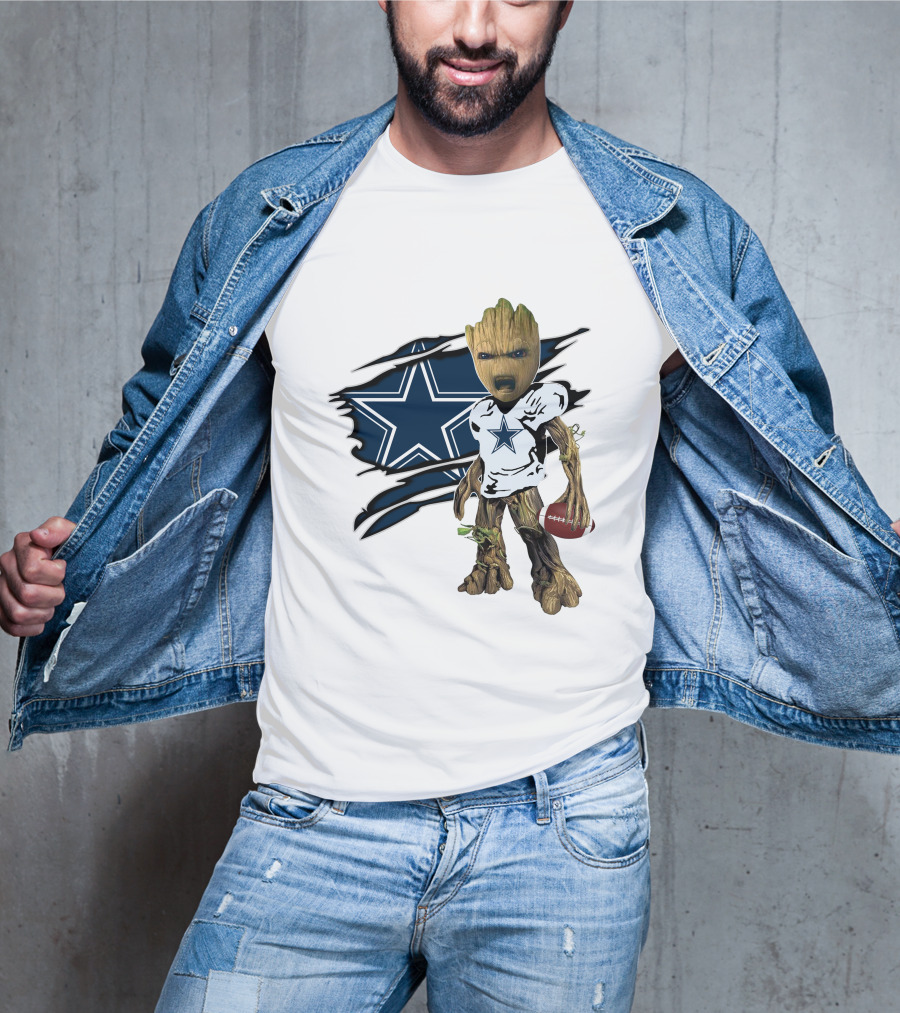 I AM Cowboys Fan's Football Character Star Team T-Shirt