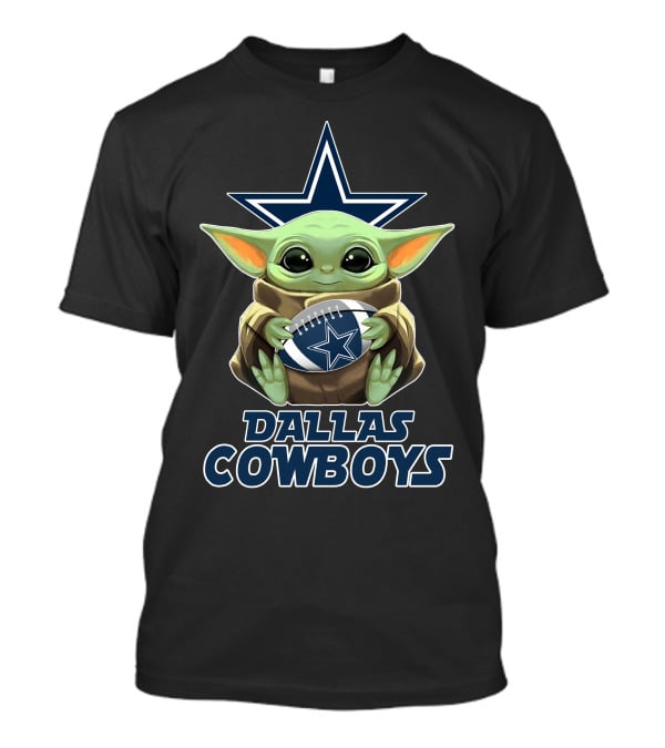 Dallas Cowboys Baby Alien Holding Football T-Shirt