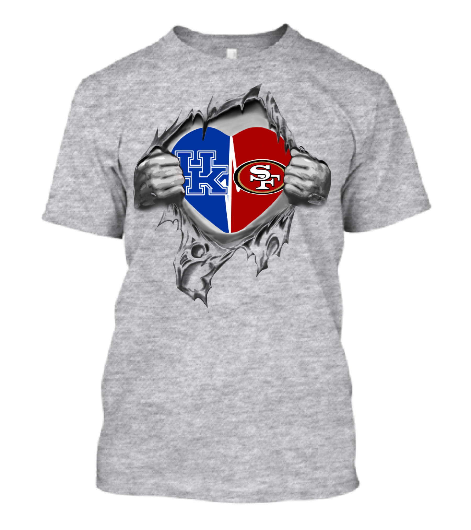 Kentucky Wildcats 49Ers Heart T-Shirt