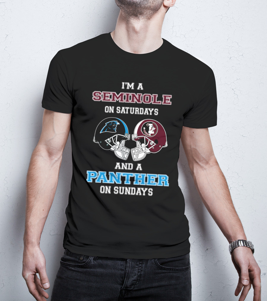 I'm A Seminole On Saturdays And A Panther On Sundays T-Shirt