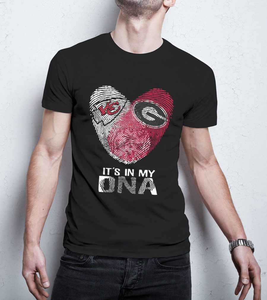 Kansas City Chiefs Georgia Bulldogs It's In My DNA T-Shirt