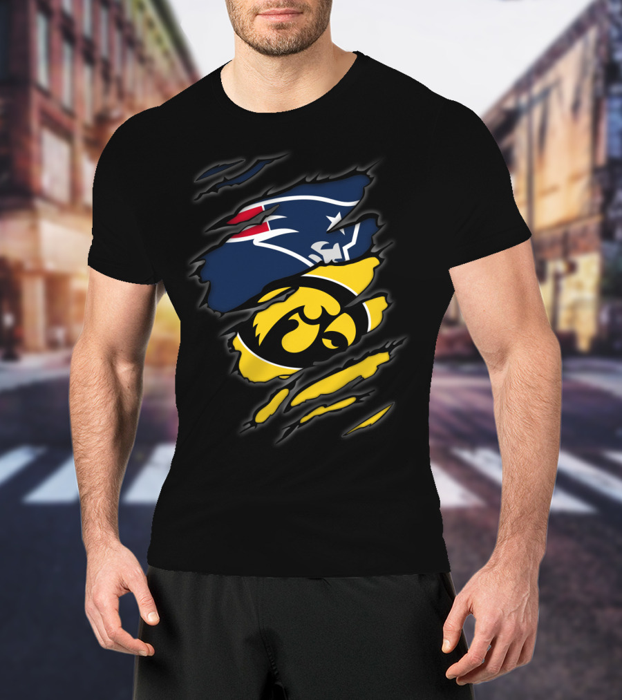 Iowa Patriots Hawkeyes Fusion T-Shirt