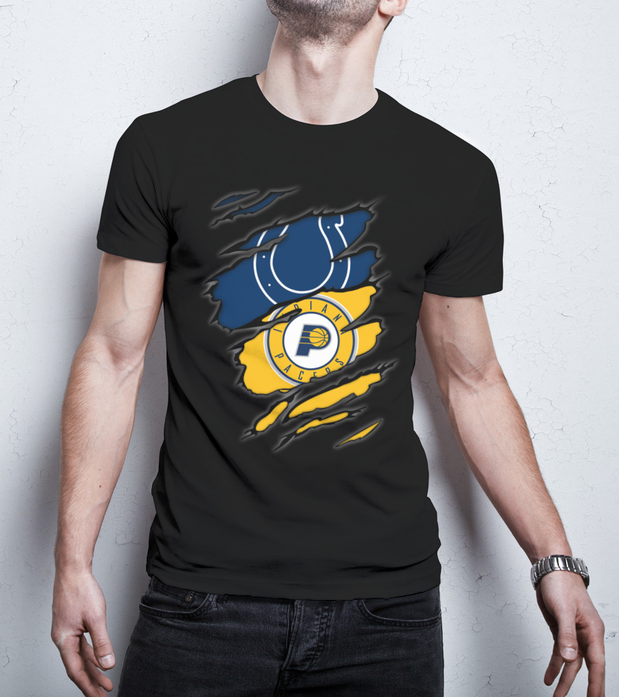 Indianapolis Colts Indiana Pacers Rip T-Shirt