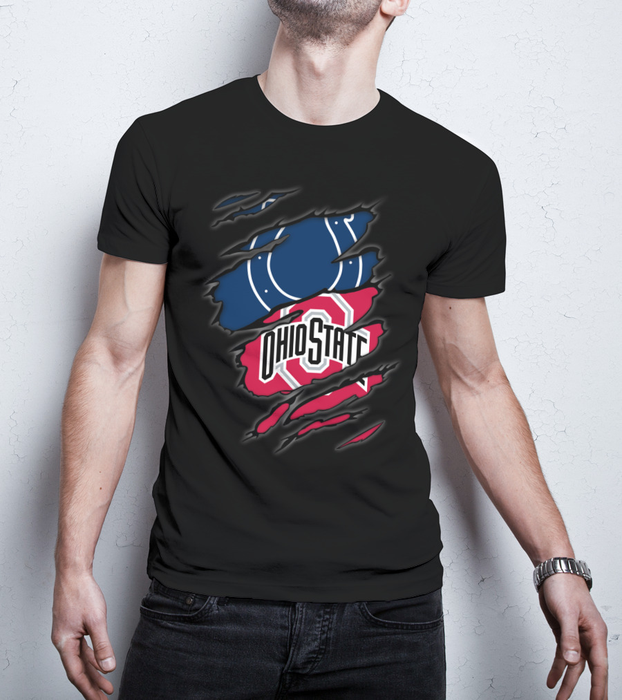 Colts Ohio State Ripped Layered T-Shirt