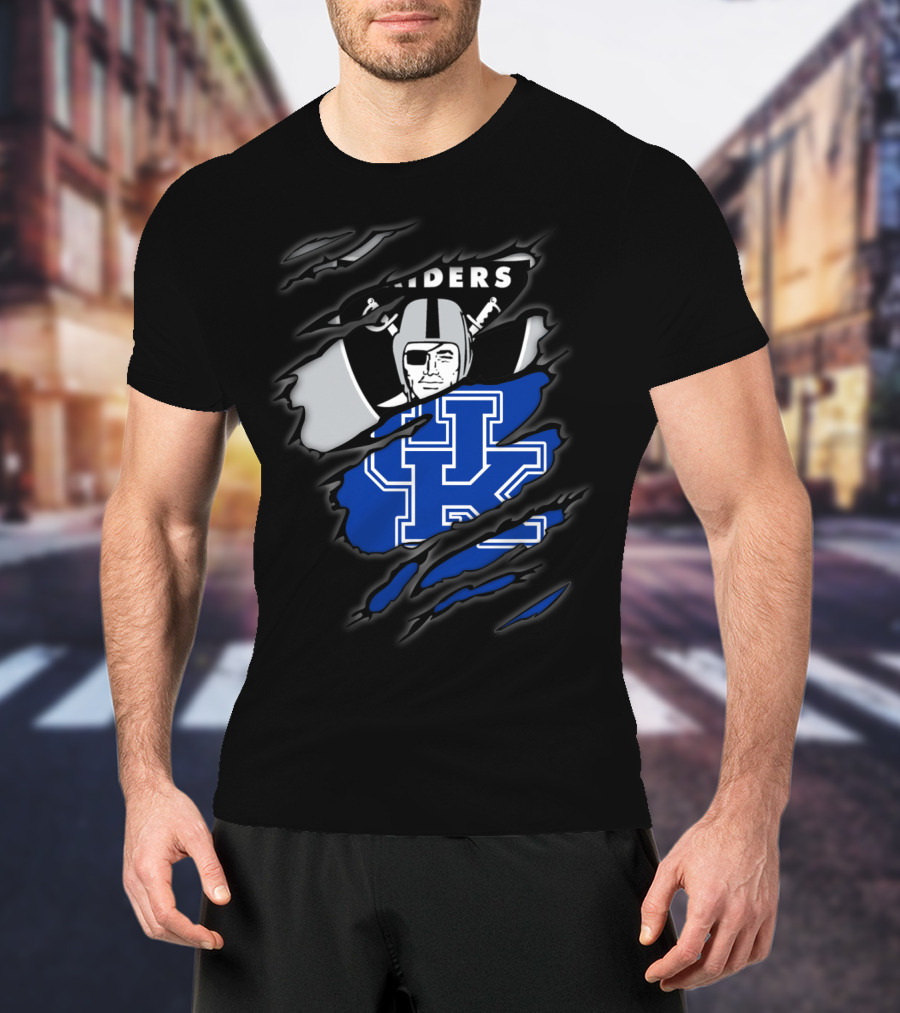 Raiders Kentucky Wildcats Fusion T-Shirt