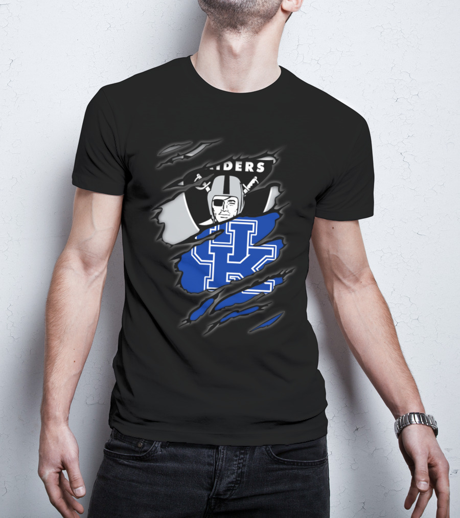 Raiders Kentucky Wildcats Fusion T-Shirt