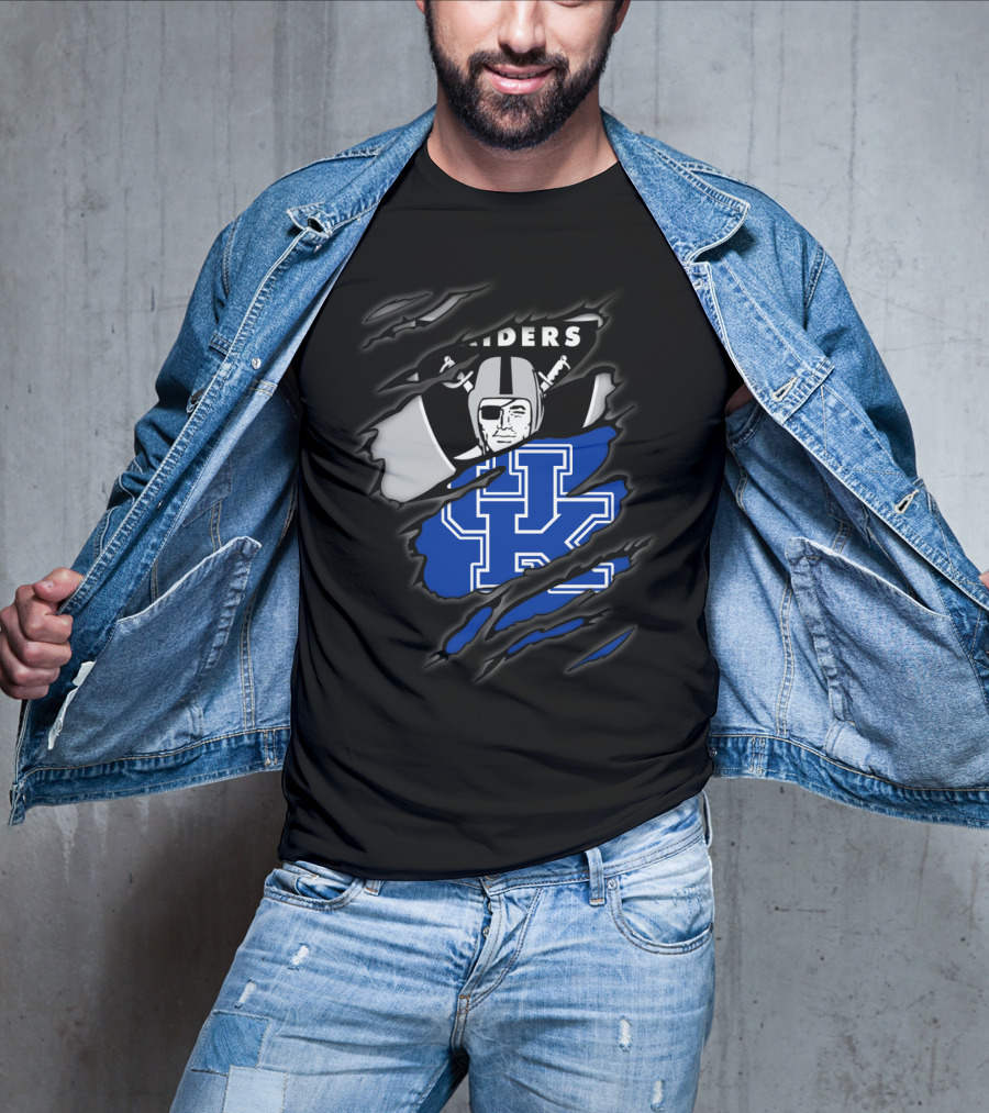 Raiders Kentucky Wildcats Fusion T-Shirt