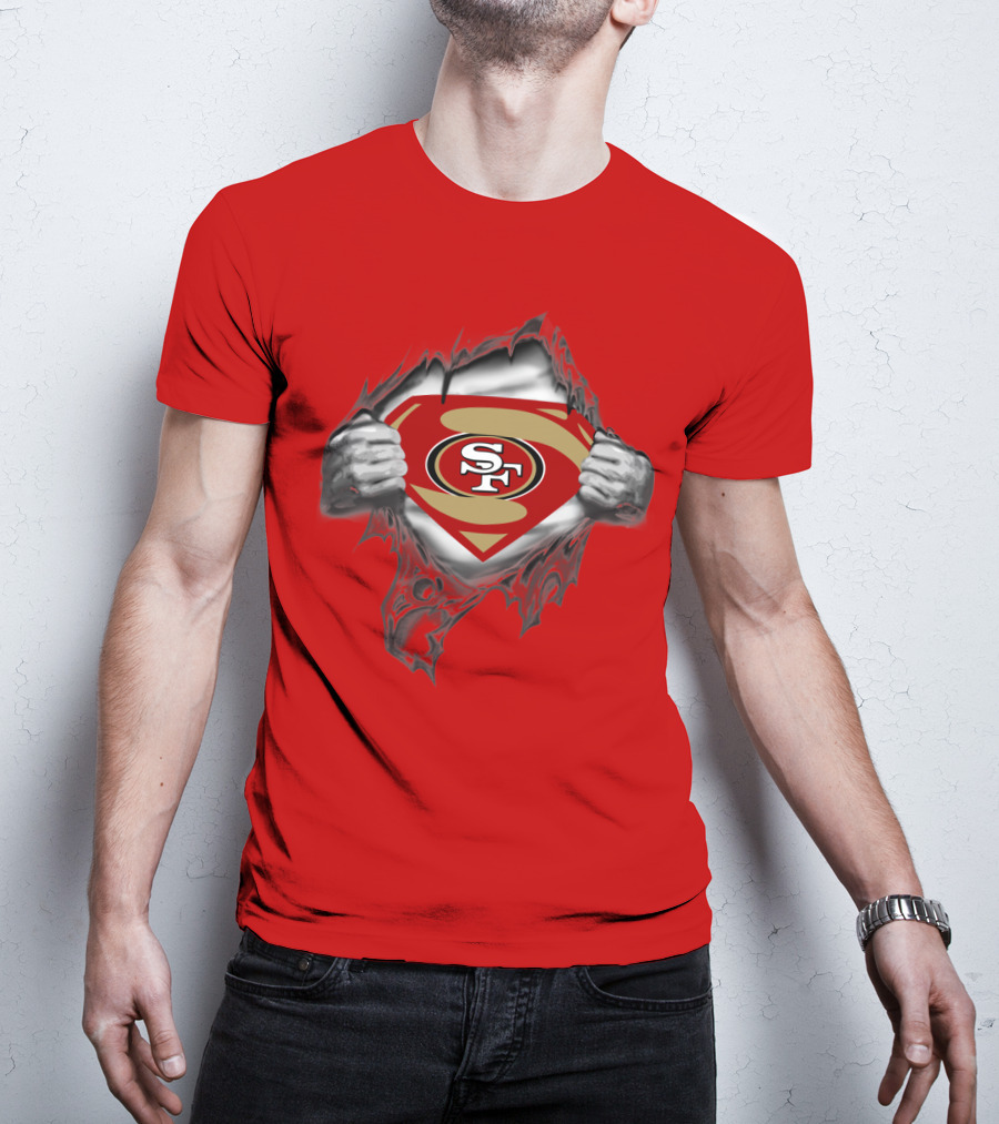 49ers SF Logo Superman T-Shirt