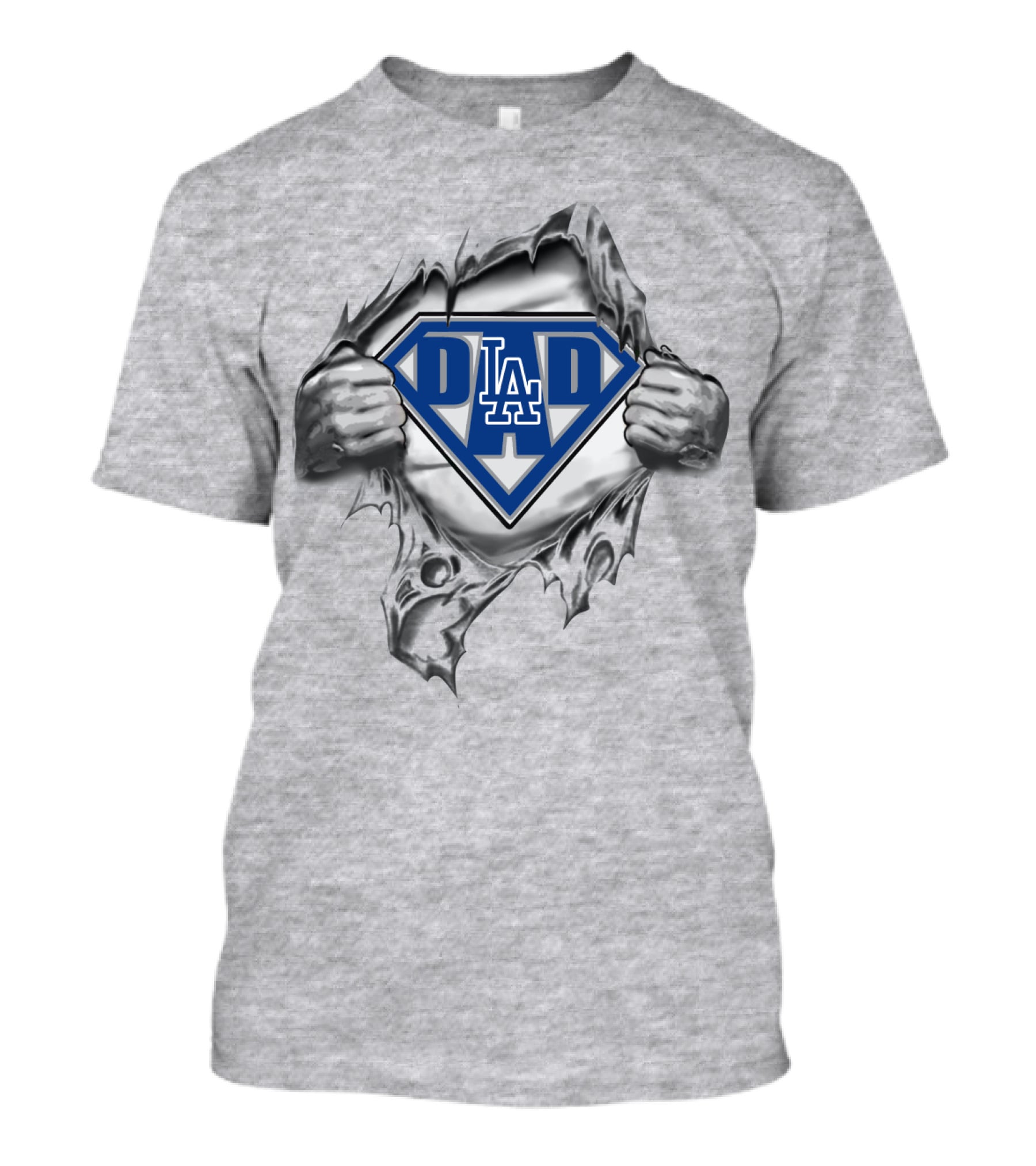 L.a. Dodgers Super Dad T-Shirt