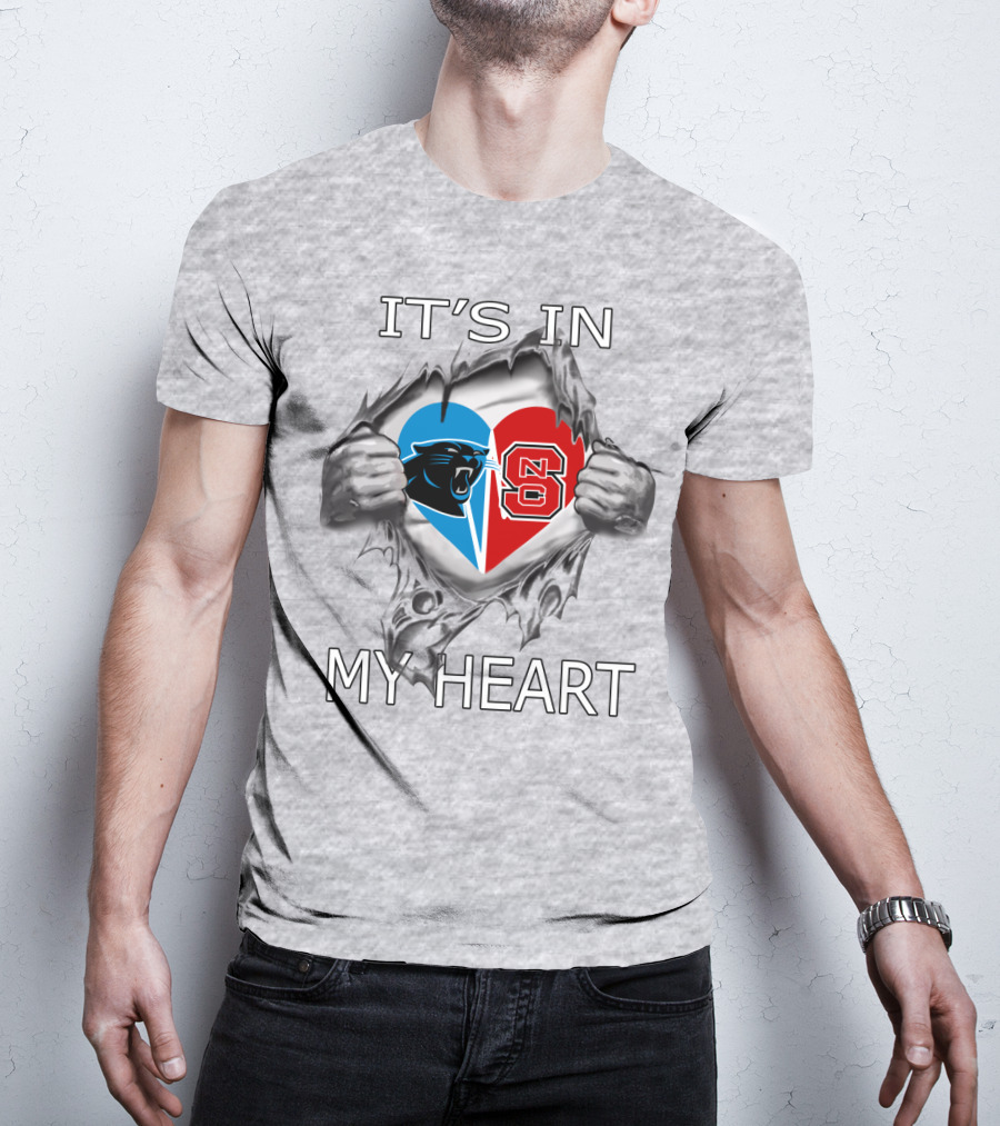 Panthers NC State It's In My Heart T-Shirt