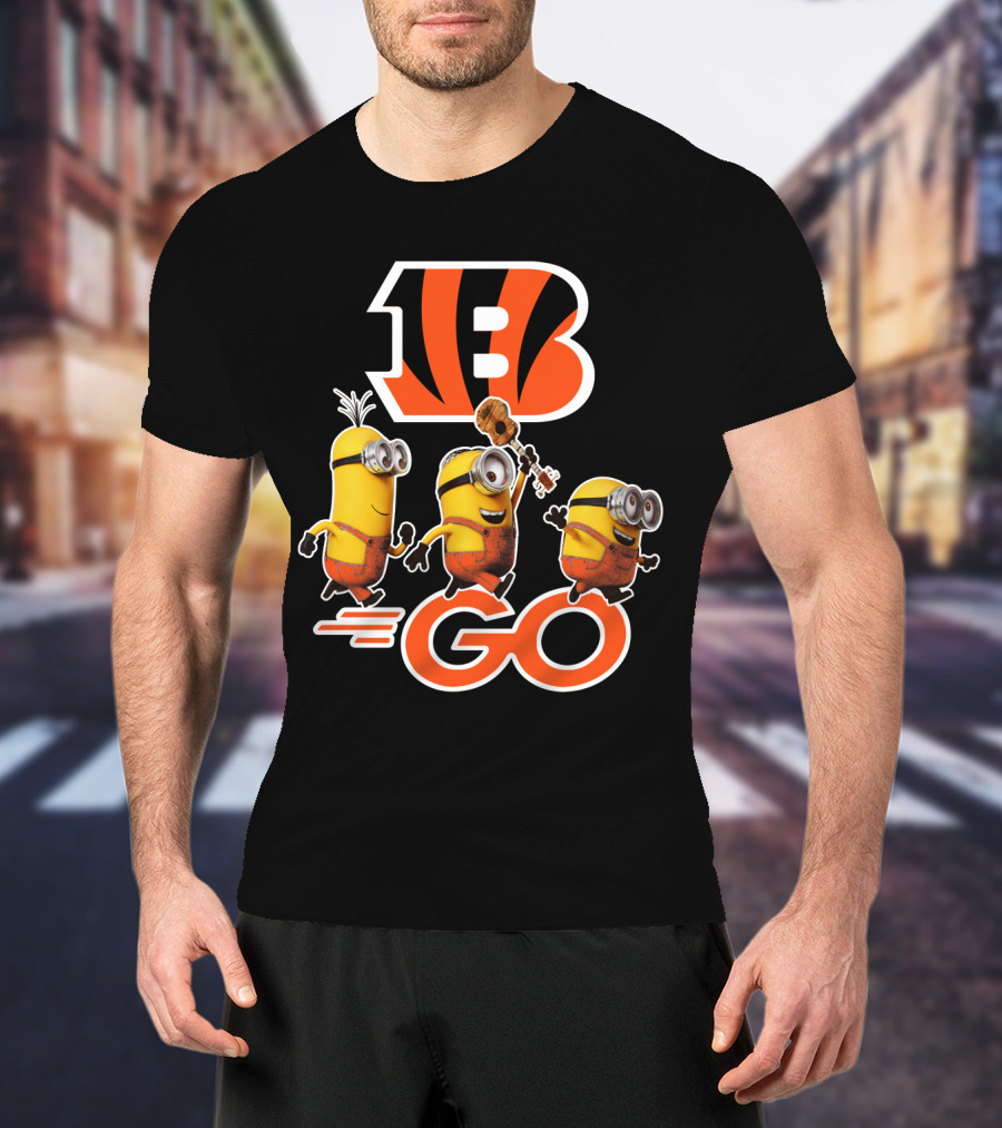 Bengals Minions Go T-Shirt