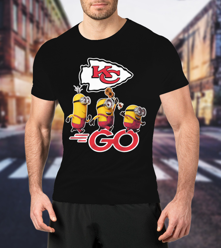 Kansas City Chiefs Minions Go T-Shirt