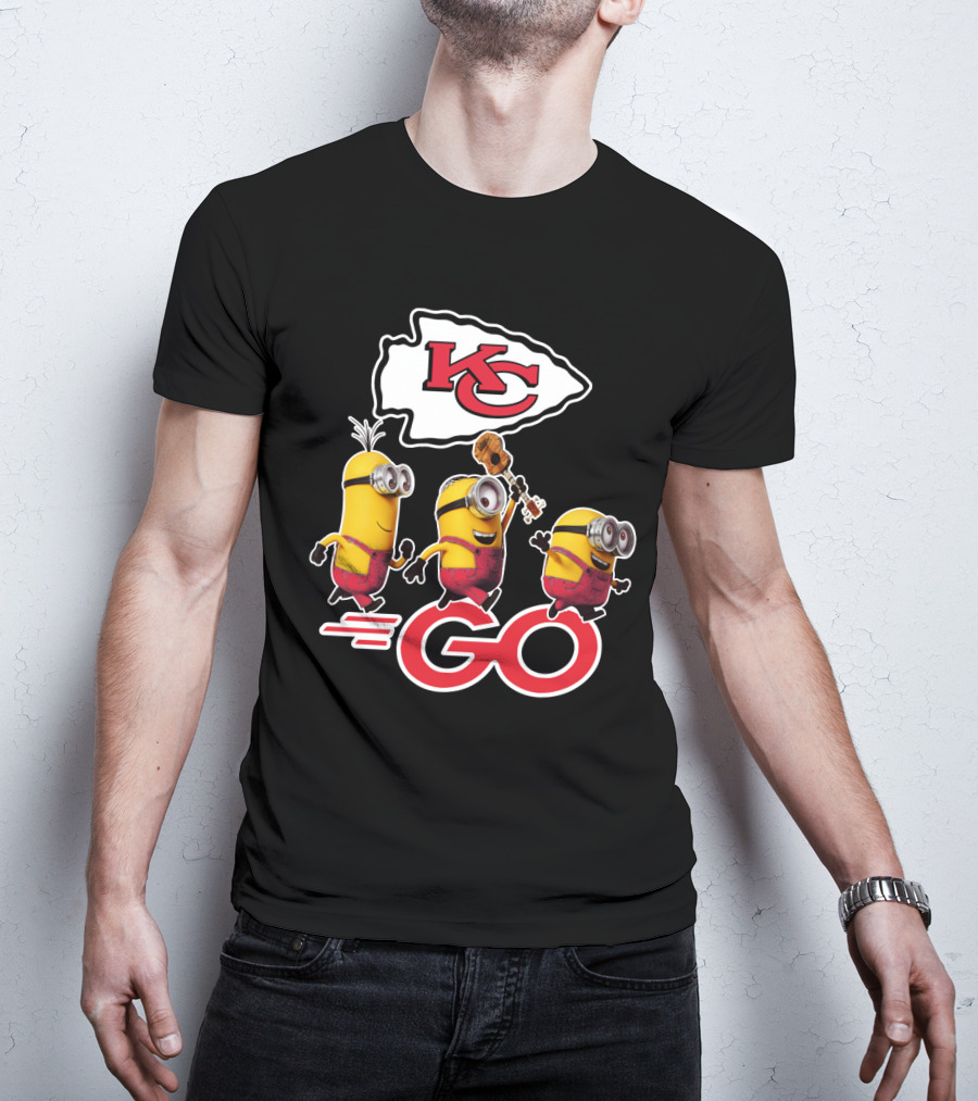 Kansas City Chiefs Minions Go T-Shirt