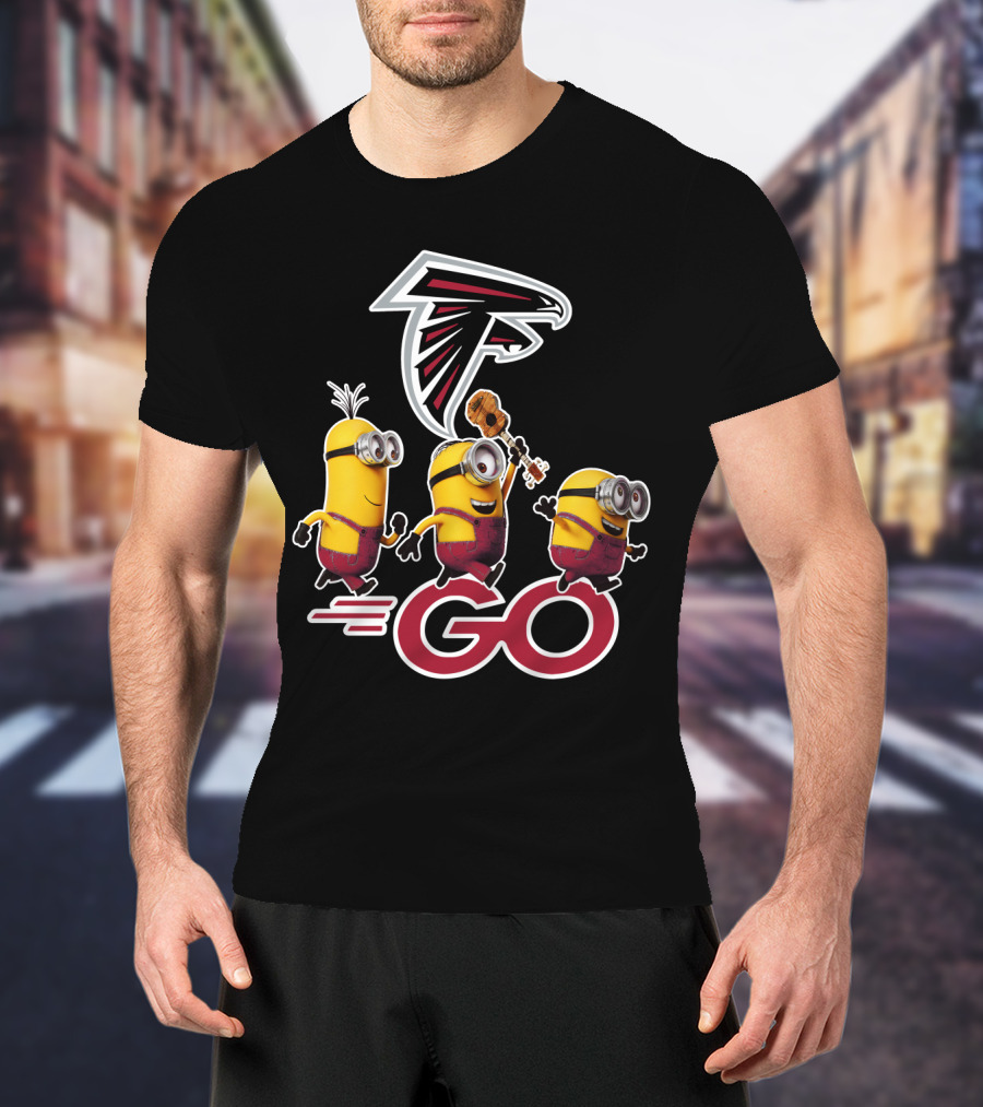 Falcons Logo Minions Go T-Shirt