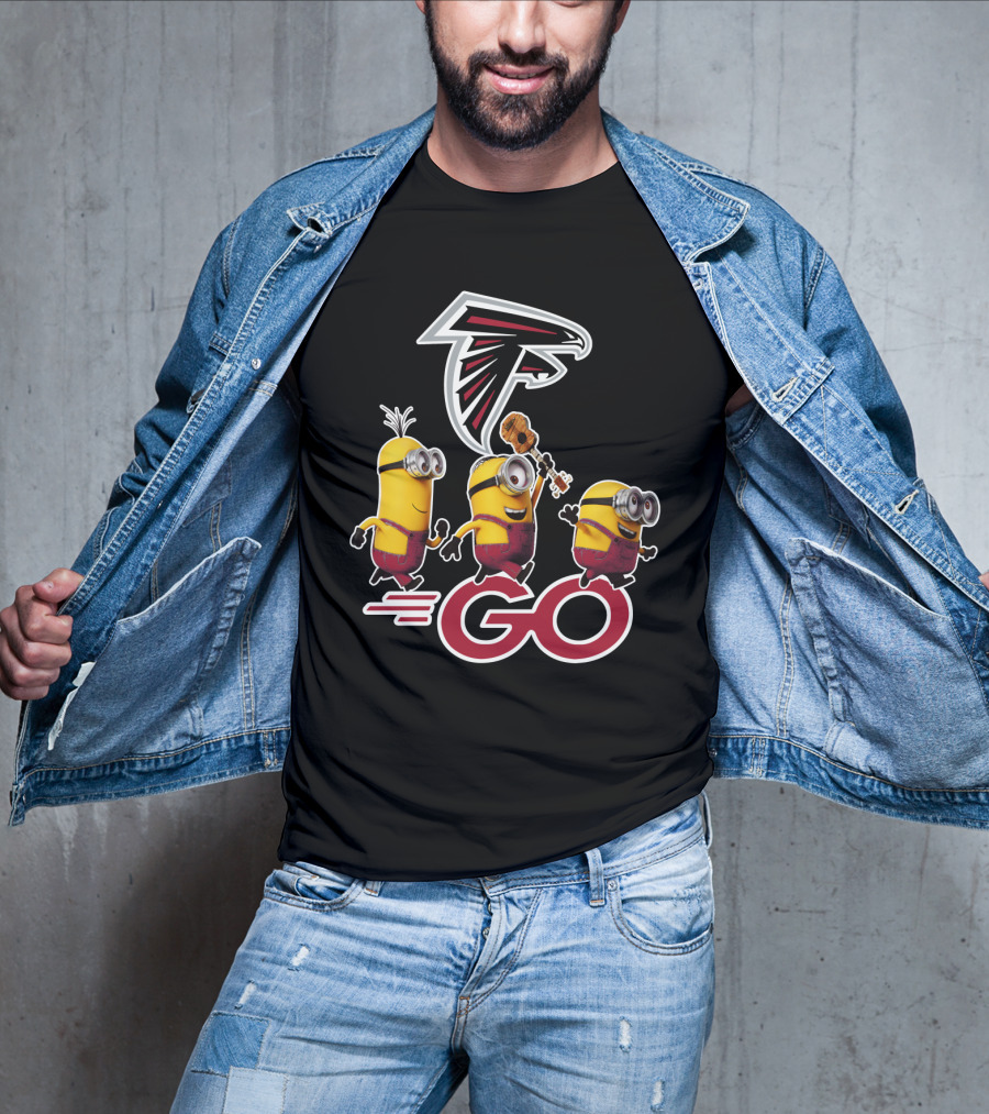 Falcons Logo Minions Go T-Shirt