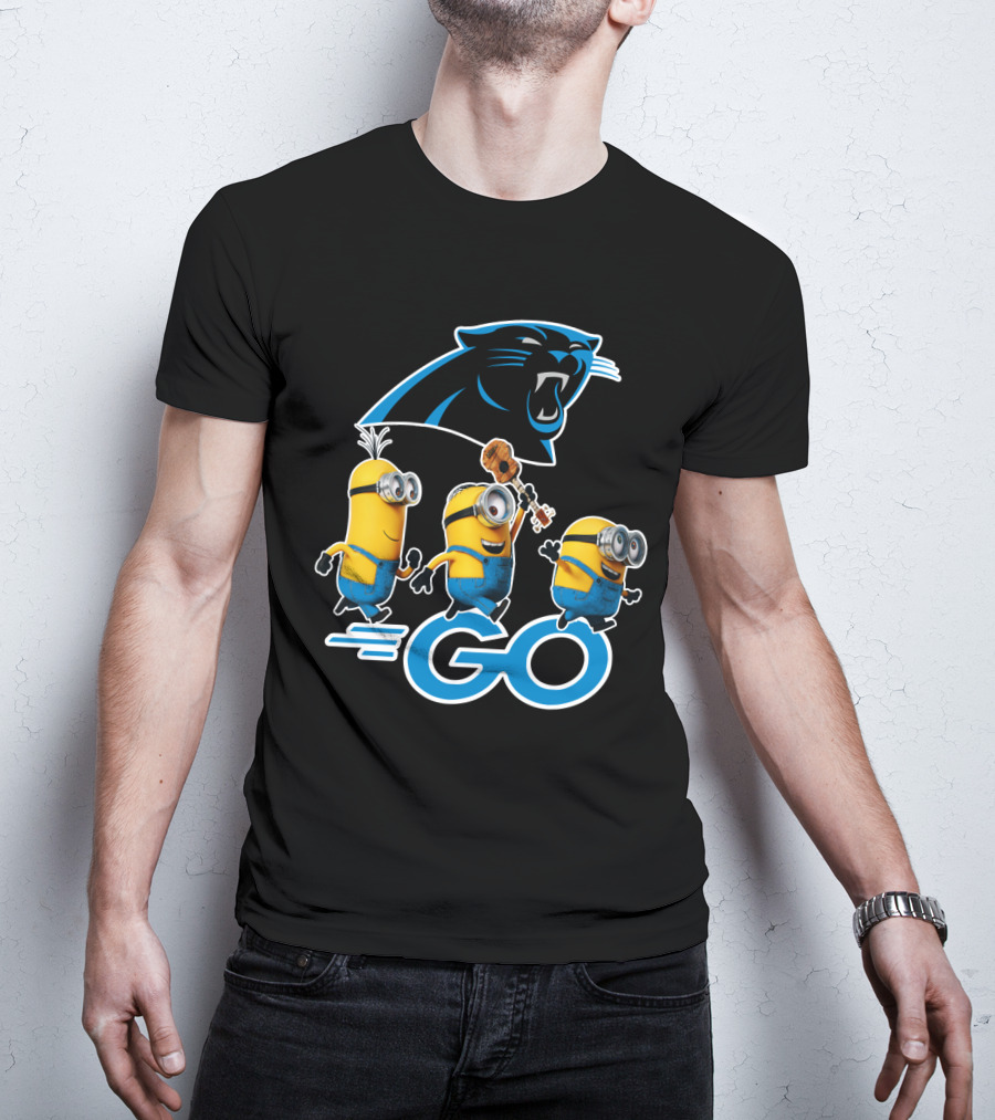 Panthers Go Minions NFL Fan Team Spirit T-Shirt