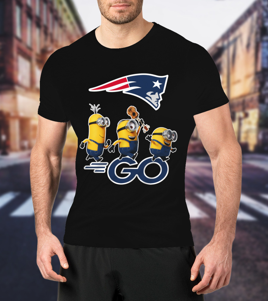Patriots Logo Minions Go T-Shirt