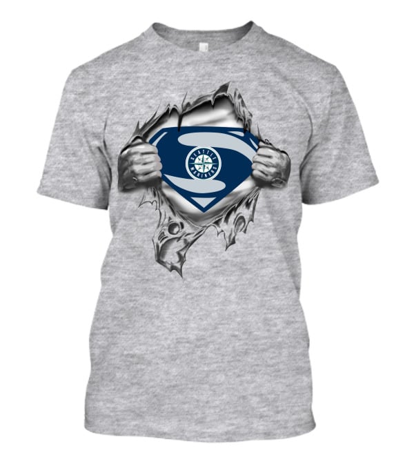 Seattle Mariners Super Logo Classic T-Shirt