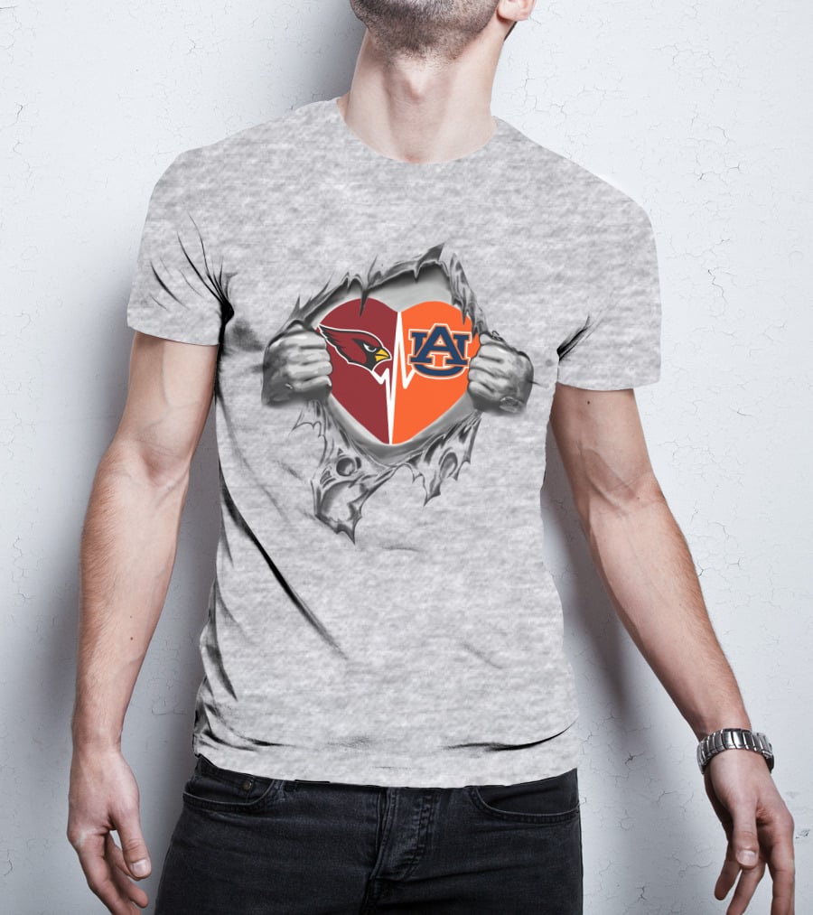Cardinals Auburn It's In My Heart Dual T-Shirt