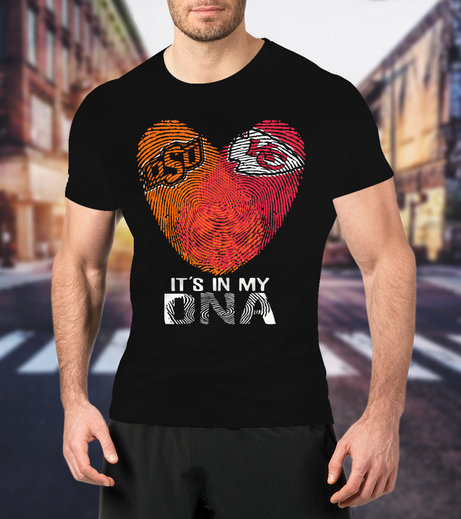 Oklahoma State OSU And Chiefs KC It's In My DNA T-Shirt
