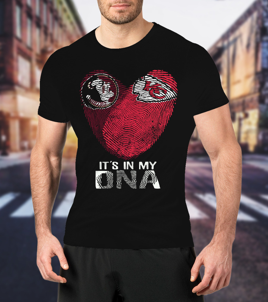 Seminoles Chiefs It's In My DNA Fingerprint T-Shirt