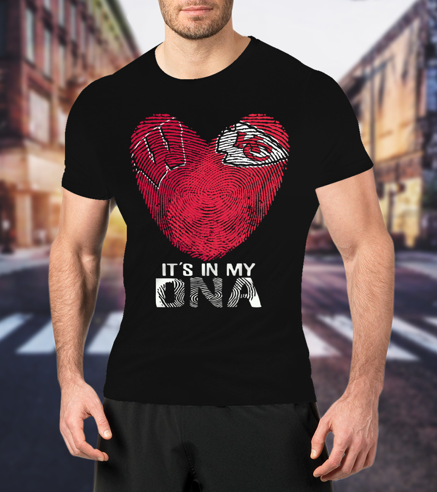 Wisconsin Badgers Chiefs Heart It's In My DNA T-Shirt