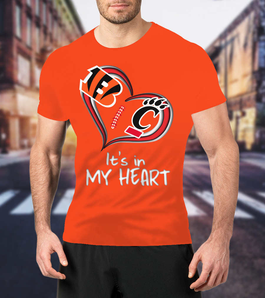 Bengals Bearcats It's In My Heart T-Shirt