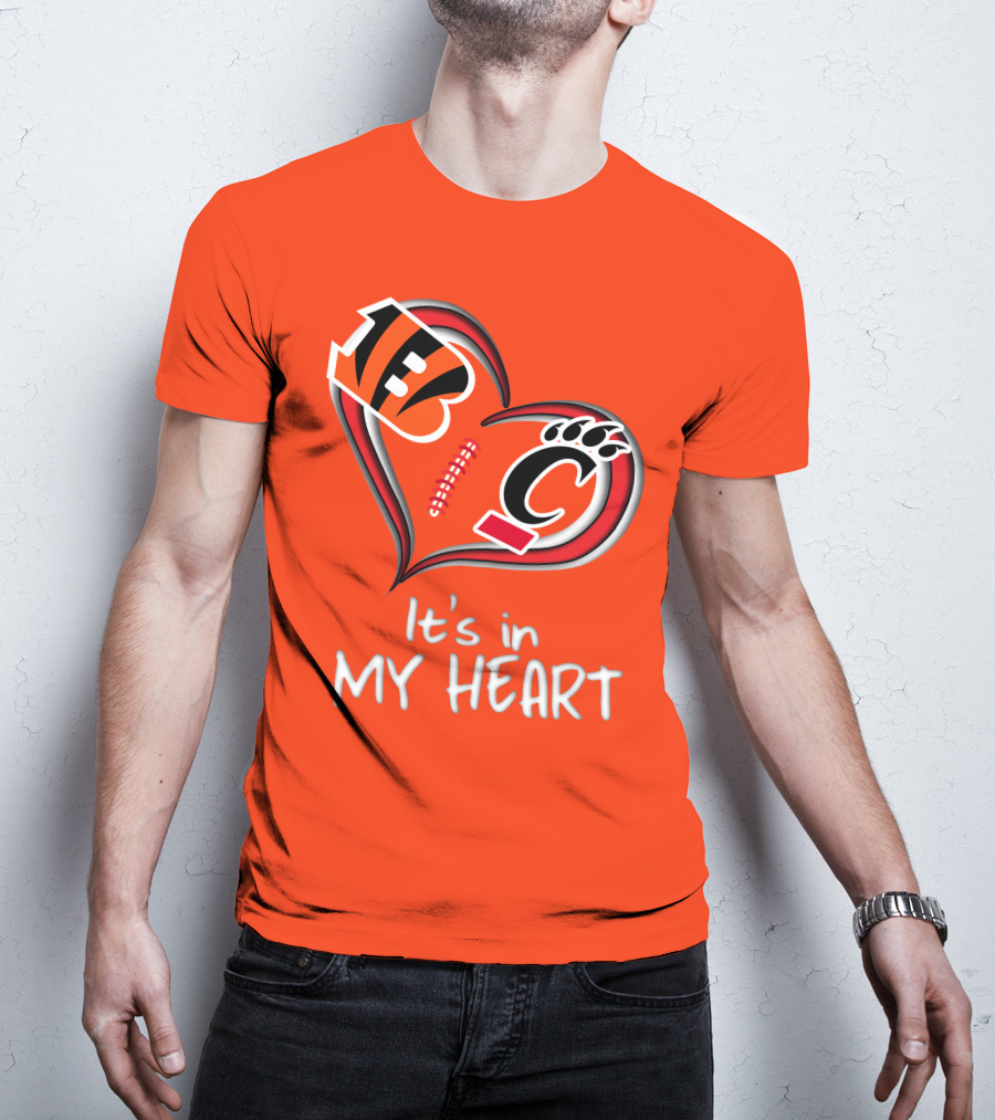 Bengals Bearcats It's In My Heart T-Shirt