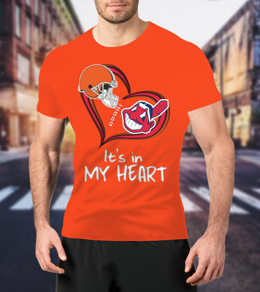 Browns Indians It's In My Heart T-Shirt