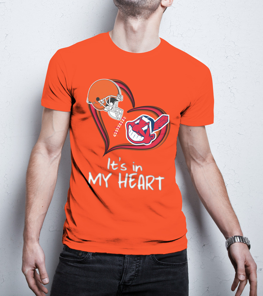 Browns Indians It's In My Heart T-Shirt