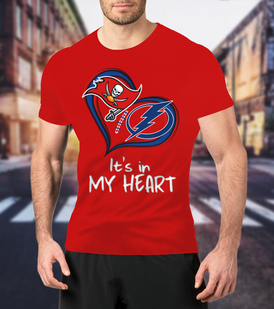 Buccaneers Lightning It's In My Heart T-Shirt