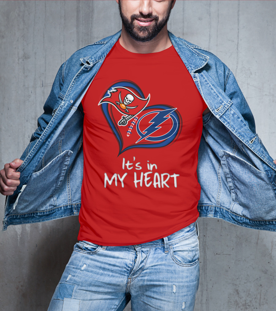 Buccaneers Lightning It's In My Heart T-Shirt