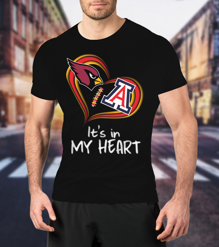 Cardinals Arizona A It's In My Heart T-Shirt