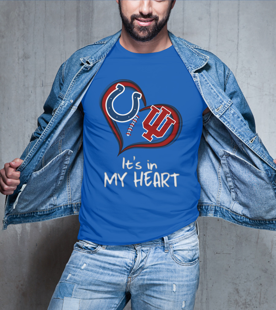 Colts Hoosiers It's In My Heart T-Shirt